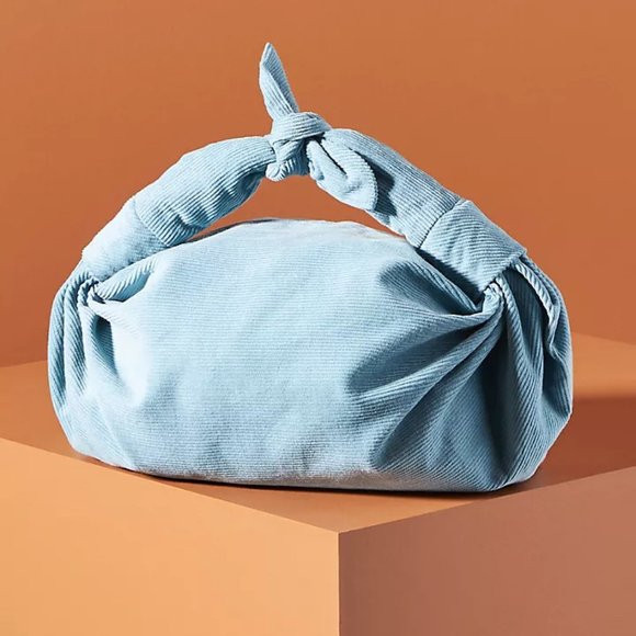 Anthropologie NST Studio Corduroy Clutch in TAN - Picture 1 of 7